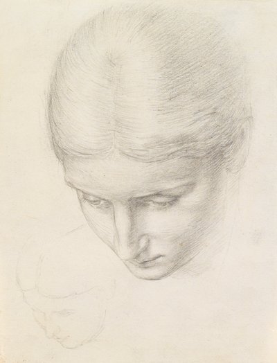 Study of a Woman. c.1868-71 by Edward John Poynter